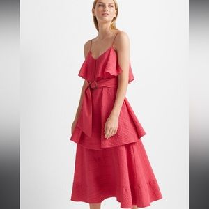 Club Monaco Tiered Mini Dress